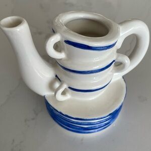 Vintage “Chez Cafe” Mini Coffee Pot